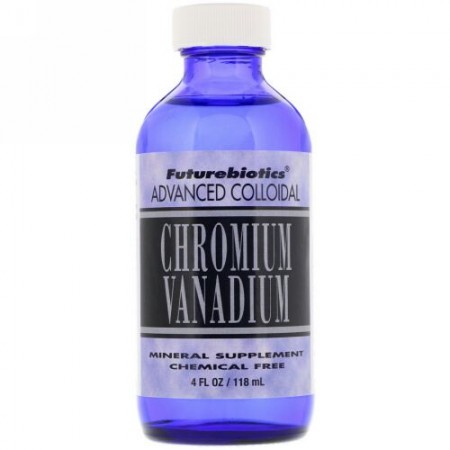 FutureBiotics, アドバンス・コロイダル、 クロミウムバナジウム、 4 fl oz (118 ml) (Discontinued Item)