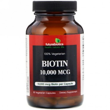 FutureBiotics, Biotin, 10,000 mcg, 90 Vegetarian Capsules (Discontinued Item)