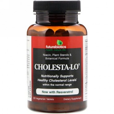 FutureBiotics, Cholesta-Lo With Garlic & Niacin, 120 Tablets