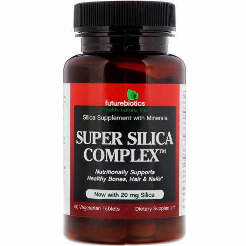 FutureBiotics, Super Silica Complex（スーパーシリカコンプレックス）、植物性タブレット60粒