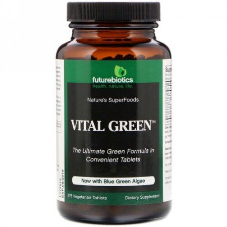 FutureBiotics, Vital Green, 375 Vegetarian Tablets (Discontinued Item)