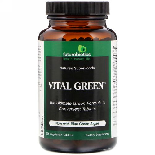 FutureBiotics, Vital Green, 375 Vegetarian Tablets (Discontinued Item)