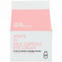 G9skin, ホワイトインミルク、カプセルアイクリーム、30 g
