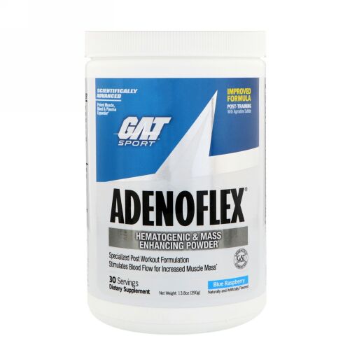 GAT, ADENOFLEX, Blue Raspberry, 13.8 oz (390 g)  (Discontinued Item)