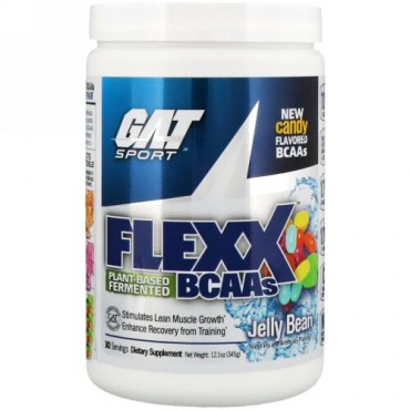 GAT, Flexx BCAA、ジェリービーン、12.1オンス (345 g) (Discontinued Item)