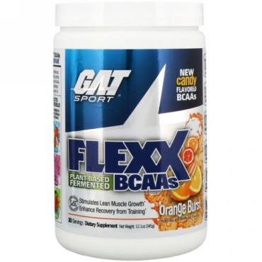GAT, Flexx BCAA、オレンジブラスト、12.1オンス (345 g) (Discontinued Item)