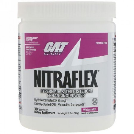 GAT, NITRAFLEX, Watermelon, 10.6 oz (300 g)