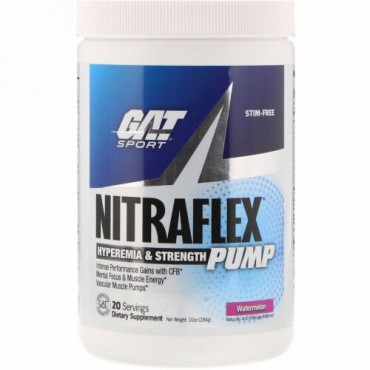 GAT, ナイトラフレックス パンプ、ウォーターメロン、10 oz (284 g)