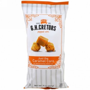 G.H. Cretors, Popped Corn, Just the Caramel Corn, 8 oz (227 g) (Discontinued Item)
