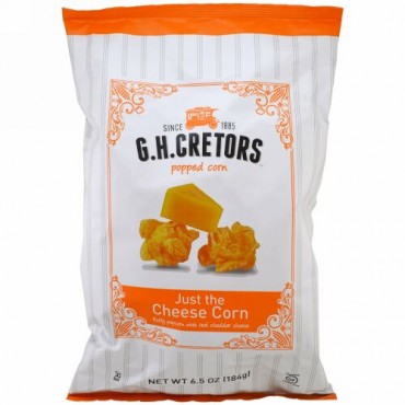 G.H. Cretors, ポップコーン、ジャストチーズコーン、6.5 oz (184 g) (Discontinued Item)