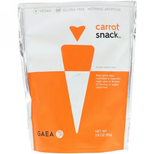 Gaea, ニンジンスナック、2.8 oz (80 g)