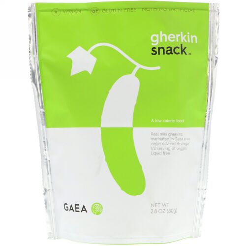 Gaea, ガーキンスナック、2.8 oz (80 g) (Discontinued Item)