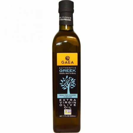 Gaea, ギリシャ、エキストラバージンオリーブオイル、17 fl oz (500 ml)