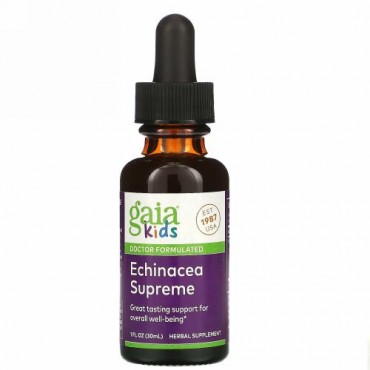 Gaia Herbs, 子ども用、エキナセアスプリーム、30ml（1液量オンス）