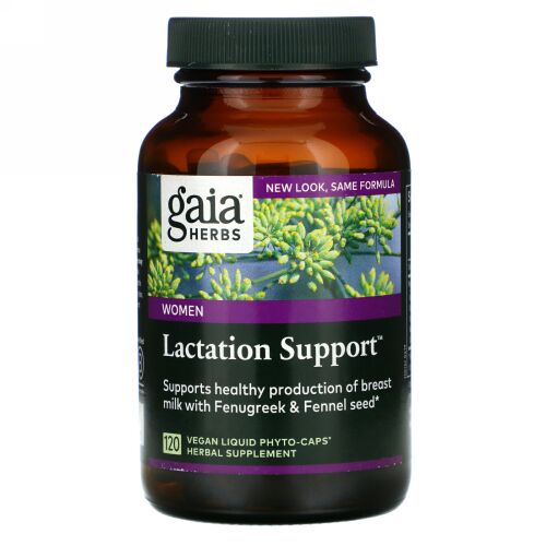 Gaia Herbs, 授乳サポート、ヴィーガン液状Phyto-Caps（フィトキャップ）120粒