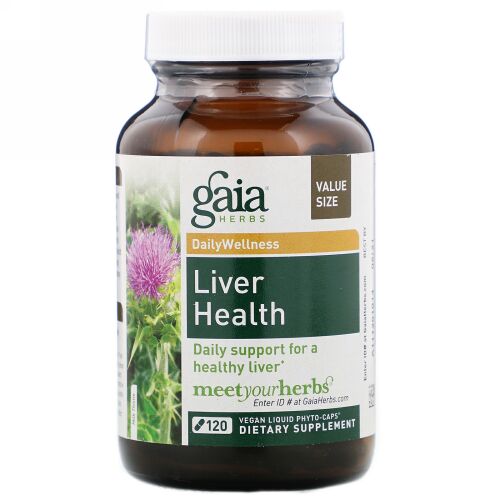 Gaia Herbs, Liver Health, 120 Vegan Liquid Phyto-Caps