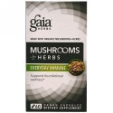 Gaia Herbs, キノコ + ハーブ, 日々の免疫サポート , 60植物カプセル (Discontinued Item)