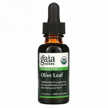 Gaia Herbs, オリーブ葉、30ml（1液量オンス）