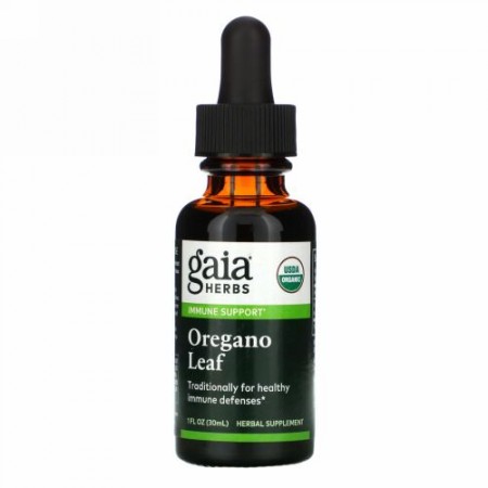 Gaia Herbs, オレガノ葉、30ml（1液量オンス）
