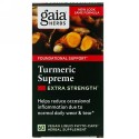 Gaia Herbs, ターメリックスプリーム、エキストラストレングス、ビーガンLiquid Phyto-Caps（液体フィトキャップ）60錠