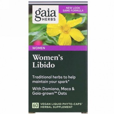 Gaia Herbs, Women's Libido, 60 Vegan Liquid Phyto-Caps