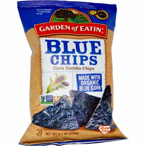 Garden of Eatin', コーントルティーヤチップス、ブルーチップス、8.1 オンス (229 g)