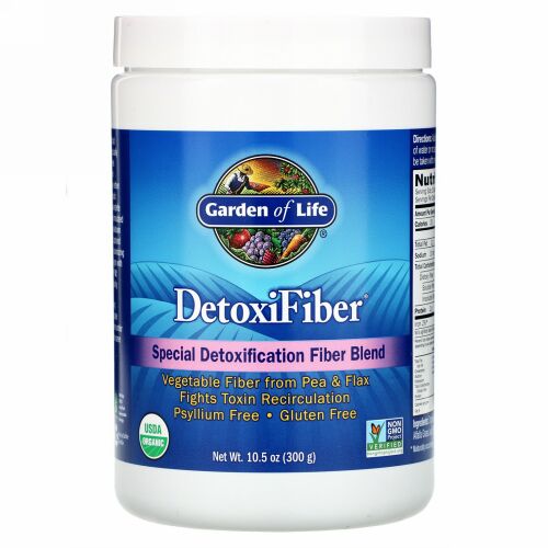 Garden of Life, DetoxiFiber, Special Detoxification Fiber Blend, 10.5 oz (300 g)