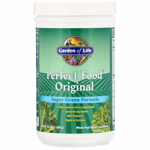 Garden of Life, パーフェクトフード・オリジナル, スーパーグリーン・フォーミュラ, 10.58 オンス (300 g)
