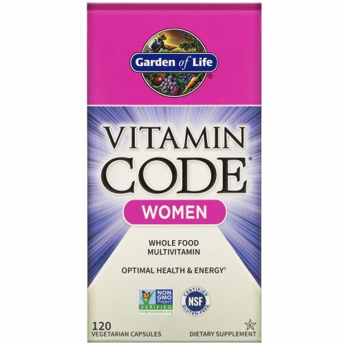 Garden of Life, Vitamin Code（ビタミンコード）、女性用、ベジカプセル120粒
