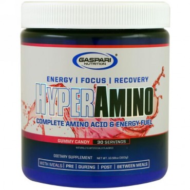 Gaspari Nutrition, ハイパーアミノ、グミキャンディ、10.58 oz (300 g) (Discontinued Item)