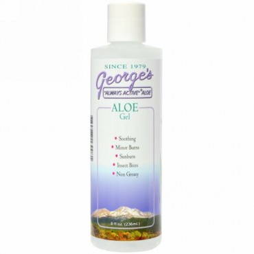 George's Aloe Vera, アロエジェル, 8 液量オンス (236 ml) (Discontinued Item)