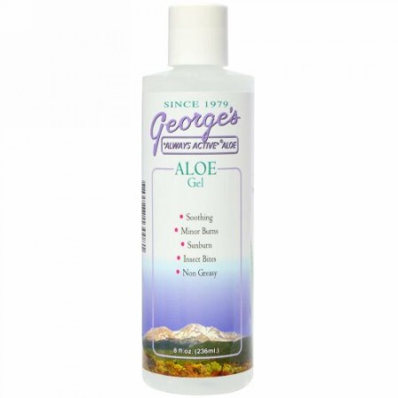 George's Aloe Vera, アロエジェル, 8 液量オンス (236 ml) (Discontinued Item)