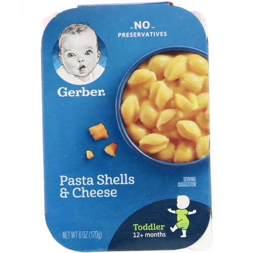 Gerber, Lil' Meals, Pasta Shells & Cheese, 6 oz (170 g) (Discontinued Item)