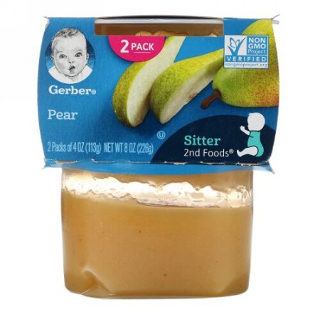 Gerber, 洋ナシ、2個、各113g（4オンス）