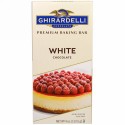 Ghirardelli, プレミアムベーキングバー, ホワイトチョコレート, 4オンス (113.5 g) (Discontinued Item)