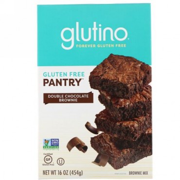 Glutino, ダブル・チョコレート・ブラウニー, 16 oz (454 g) (Discontinued Item)