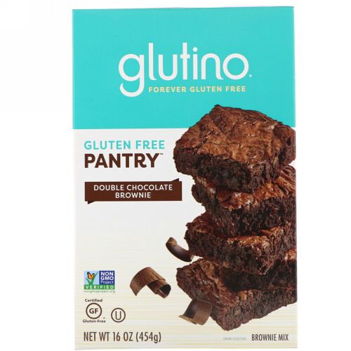 Glutino, ダブル・チョコレート・ブラウニー, 16 oz (454 g) (Discontinued Item)