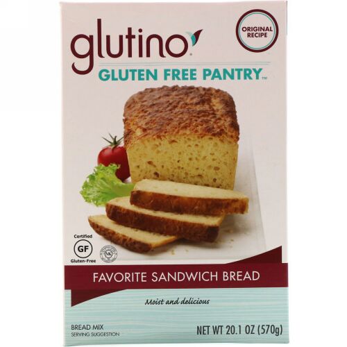 Glutino, (グルチノ)、お気に入りのサンドウィッチ用パンミックス、20.1 oz (570 g) (Discontinued Item)