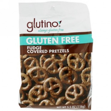 Glutino, グルテンフリー・ファッジカバープレッツェル、5.5 oz (156 g) (Discontinued Item)