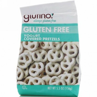 Glutino, ヨーグルトカバードプレッツェル、 グルテンフリー、 5.5オンス (156 g) (Discontinued Item)
