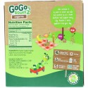 GoGo SqueeZ, オーガニックアップルソース、アップルアップル、4ポーチ、各3.2オンス (90 g) (Discontinued Item)