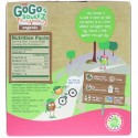 GoGo SqueeZ, オーガニックフルーツとベジZ、ペダルペダルピーチ、4ポーチ、各3.2オンス (90 g) (Discontinued Item)