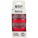 GoStak, 積み重ね式携帯容器, ピンク, 3個入り, 各60 cc (Discontinued Item)