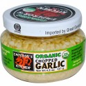 Great Eastern Sun, オーガニック チョップドガーリック、 4.5 oz (127 g) (Discontinued Item)