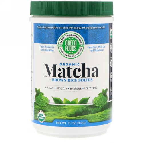Green Foods, 儀式用抹茶エネルギーブレンド、11 oz (312 g)