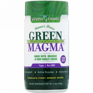 Green Foods, Green Magma、500 mg、250錠