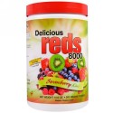 Greens World, Delicious Reds 8000、ストロベリー・キウイ、 10.6オンス (300 g)