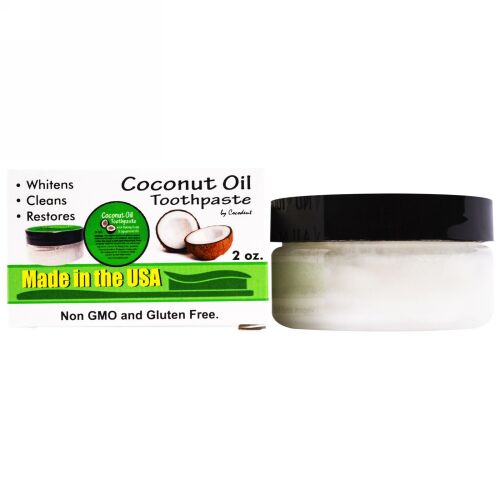 Greensations, Coconut Oil Toothpaste, with Baking Soda & Spearmint Oil, 2 oz (Discontinued Item)