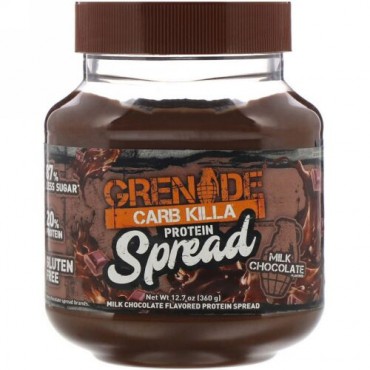 Grenade, クラブキラプロテインスプレッド、ミルクチョコレート、12.7オンス (360 g)