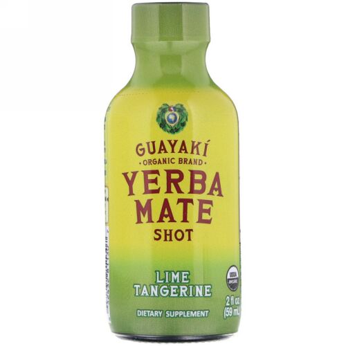 Guayaki, Organic Yerba Mate Shot, Lime Tangerine, 2 fl oz (59 ml) (Discontinued Item)